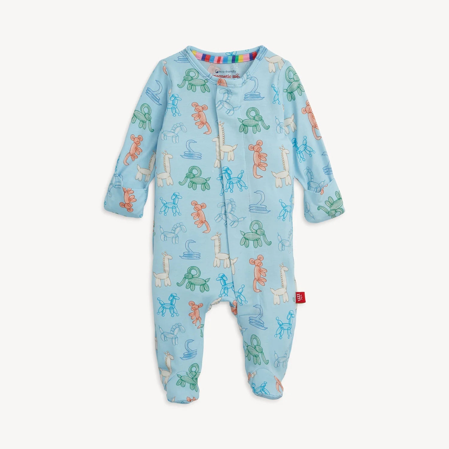 Magnetic Footie Blue Party Animals ( Glow in the Dark ) - Magnetic Me