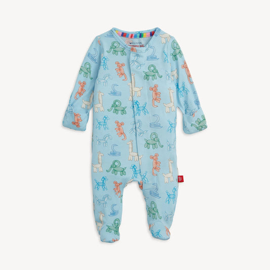 Magnetic Footie Blue Party Animals ( Glow in the Dark ) - Magnetic Me