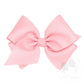 Mini King Classic Hair Bow Light Pink