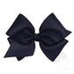 Mini King Classic Hair Bow Navy