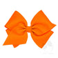 Mini King Classic Hair Bow Orange