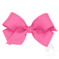 Mini Classic Hair Bow Hot Pink