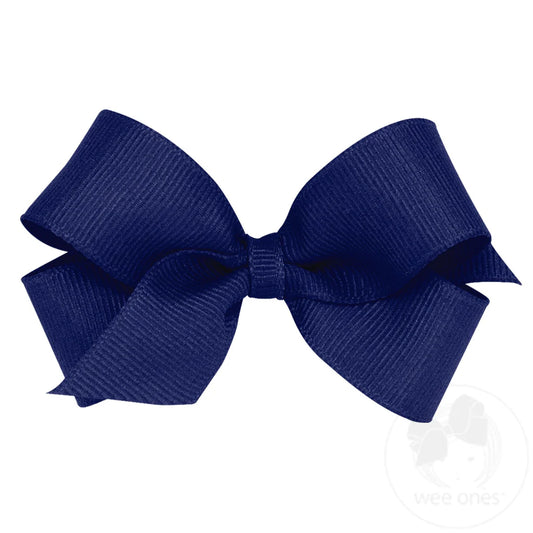 Mini Classic Hair Bow Royal