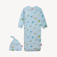 You Haul Modal Magnetic Gown & Hat Set - Baby Sweet Pea's Boutique