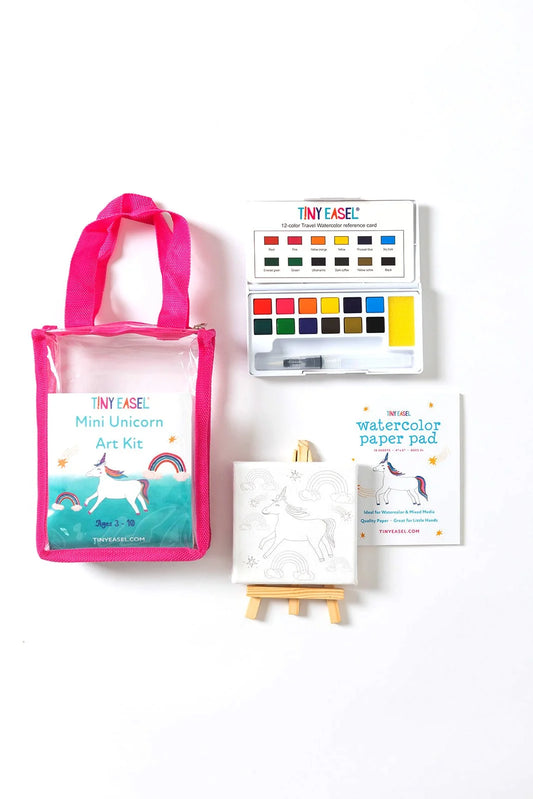 Mini Art Kits Unicorn - Tiny Easel