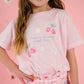 Cherry Good Day Short Sleeve T-Shirt - Ballet - Sweet Wink