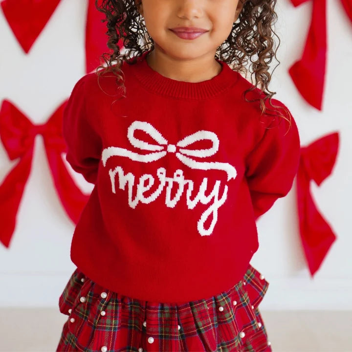 Merry Bow Christmas Sweater