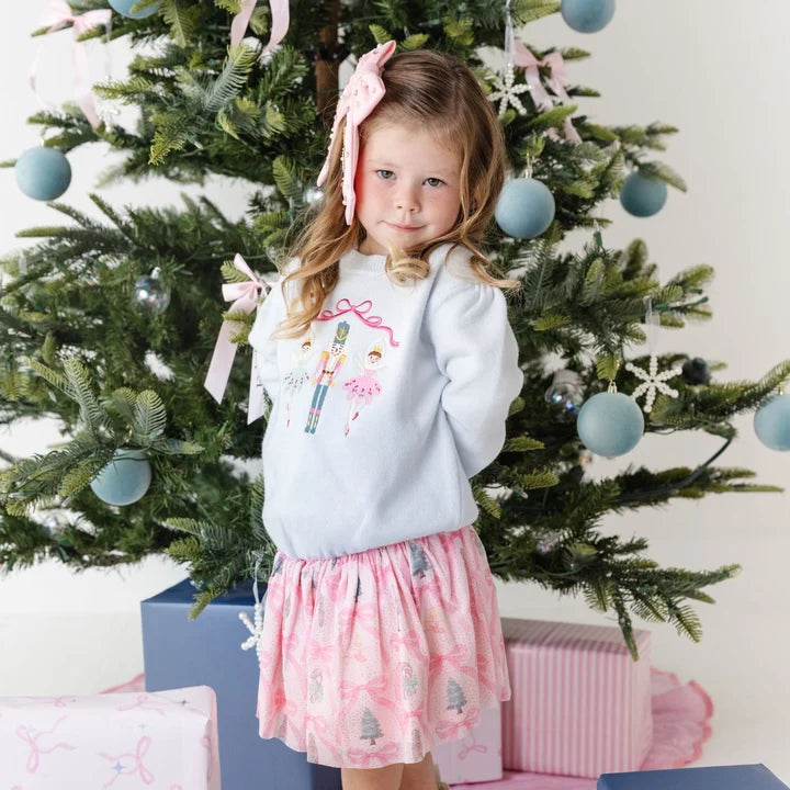 Nutcracker Embroidered Christmas Sweater - Sweet Wink
