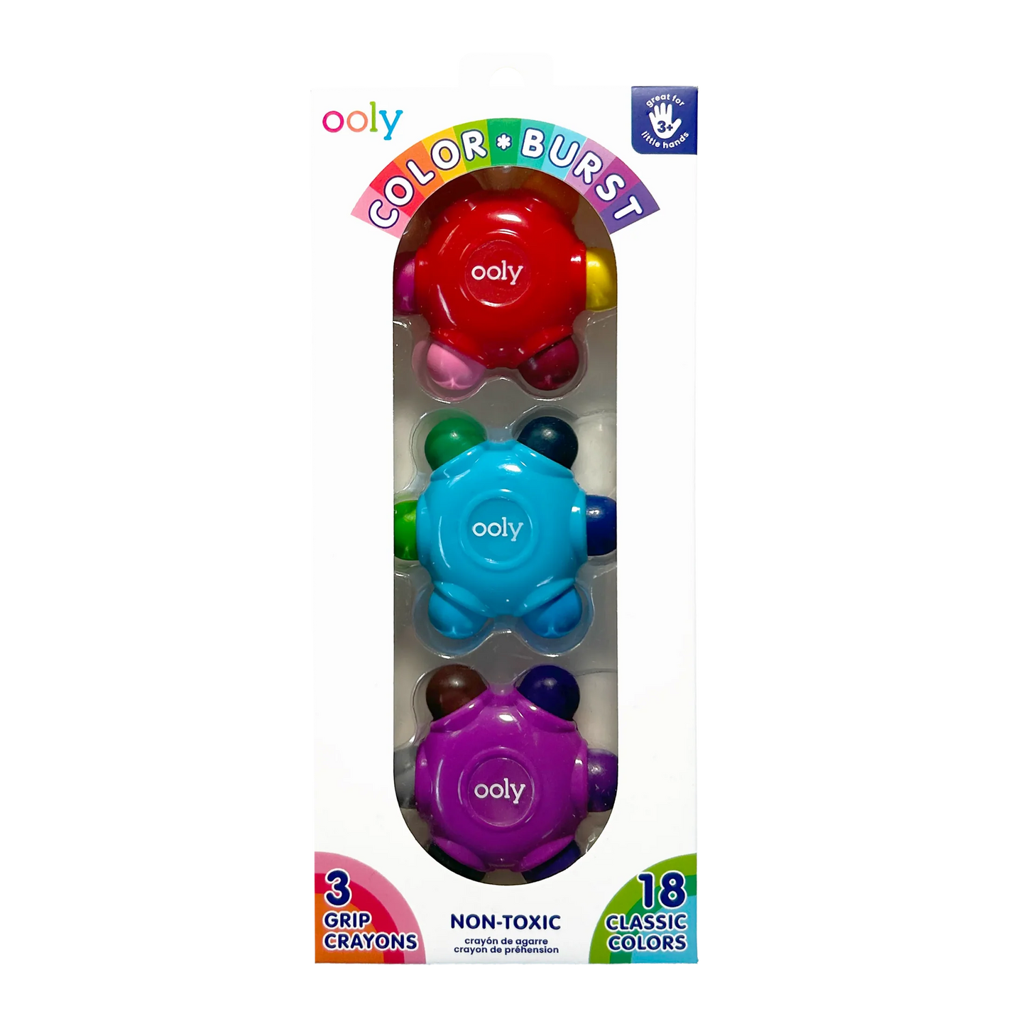 Color Burst Crayons - Set of 3 - Ooly