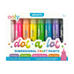 Dot-a-Lot 3D Dimensional Craft Paint - Brights - Set of 8