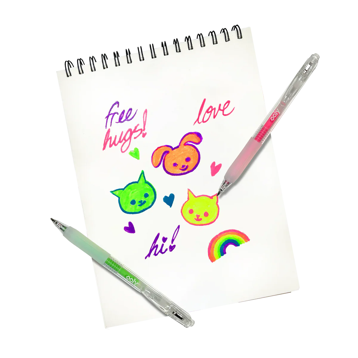 Jelly Gloss Neon Multi-Surface Deco Gel Pens - Set of 6