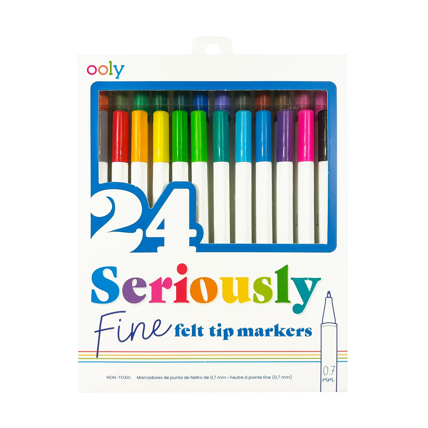 Seriously Fine Tip Markers - Set of 24 - Ooly
