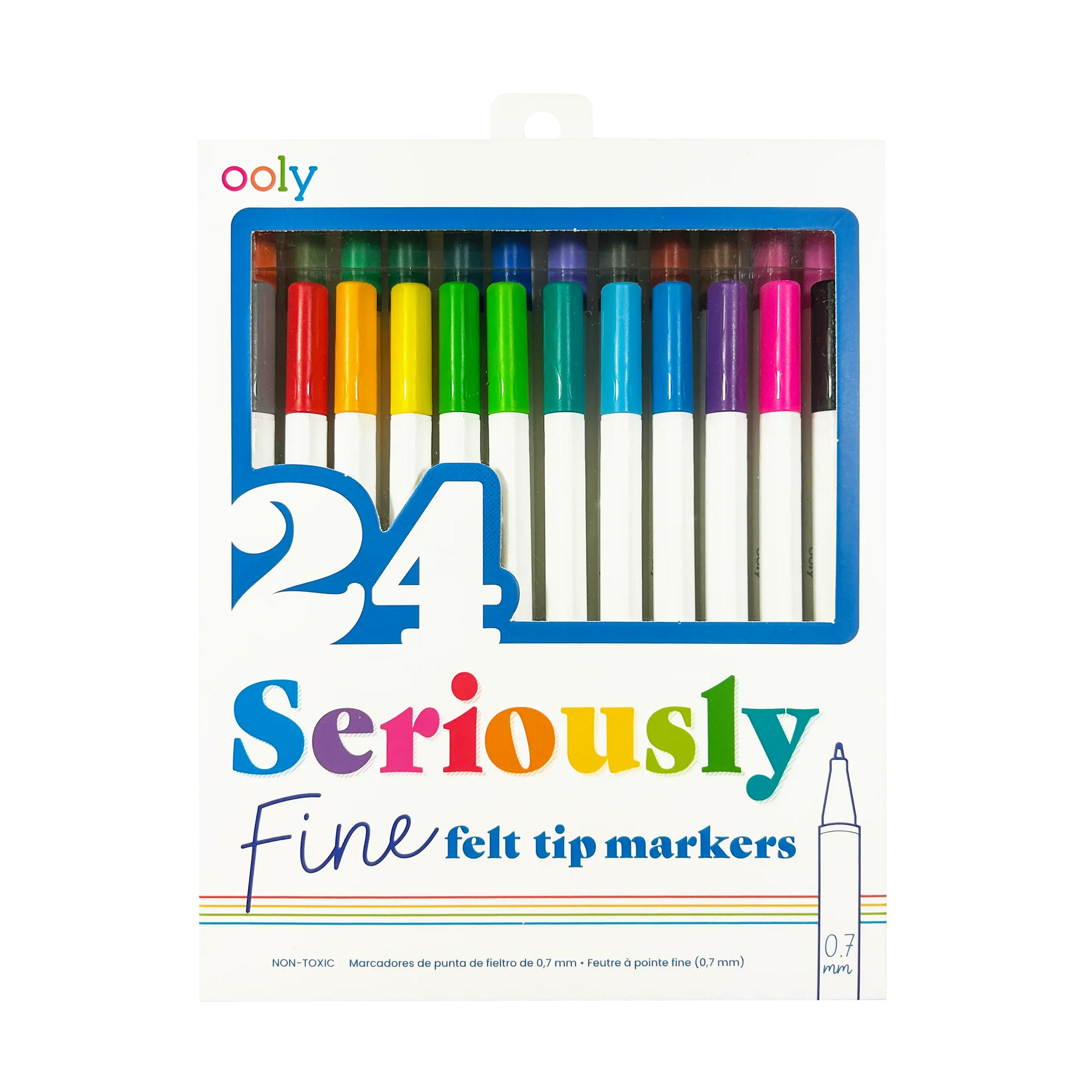Seriously Fine Tip Markers - Set of 24 - Ooly
