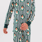 Green Santa Claus Lane Two Piece Set