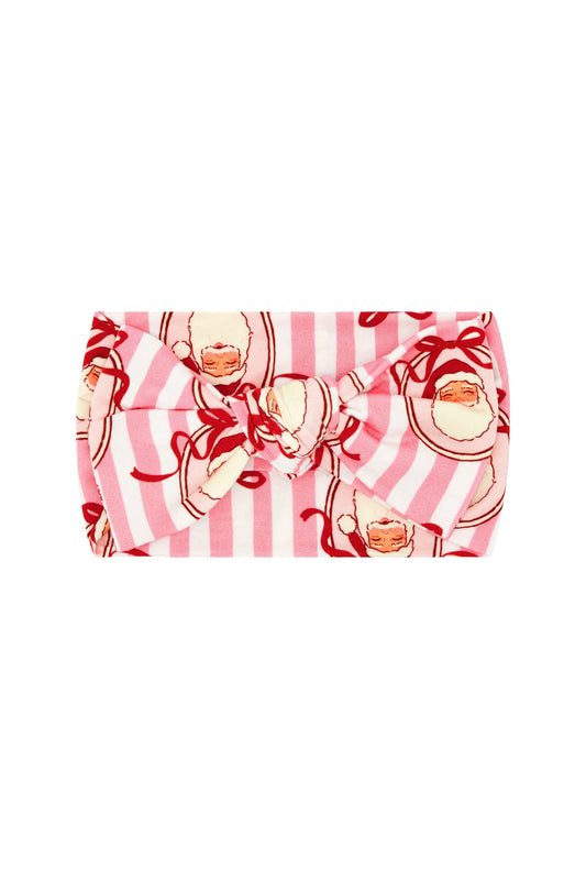 Pink Santa Claus Lane Headband - In My Jammers