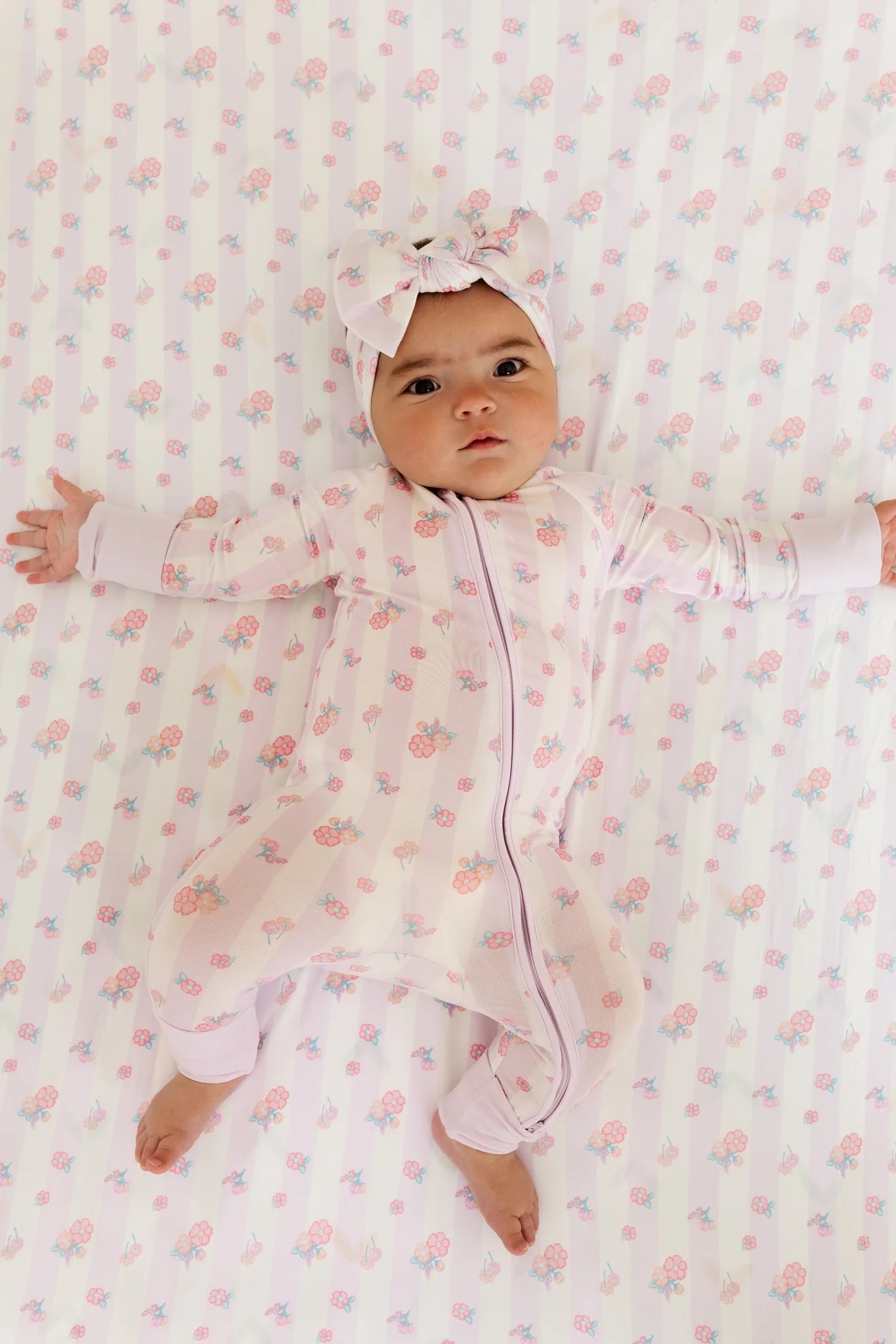 Purple Harper Zipper Romper - In My Jammers