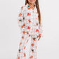 Cozy Christmas Bears Girls' Long Sleeve Ruffle Flare Set