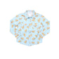 Turkeys Pearl Snap Long Sleeve Shirt - Blue Quail