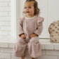 Ruffle Cozy Set Mulberry Stripe
