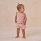 Evie Tank + Shortie Set || Rose