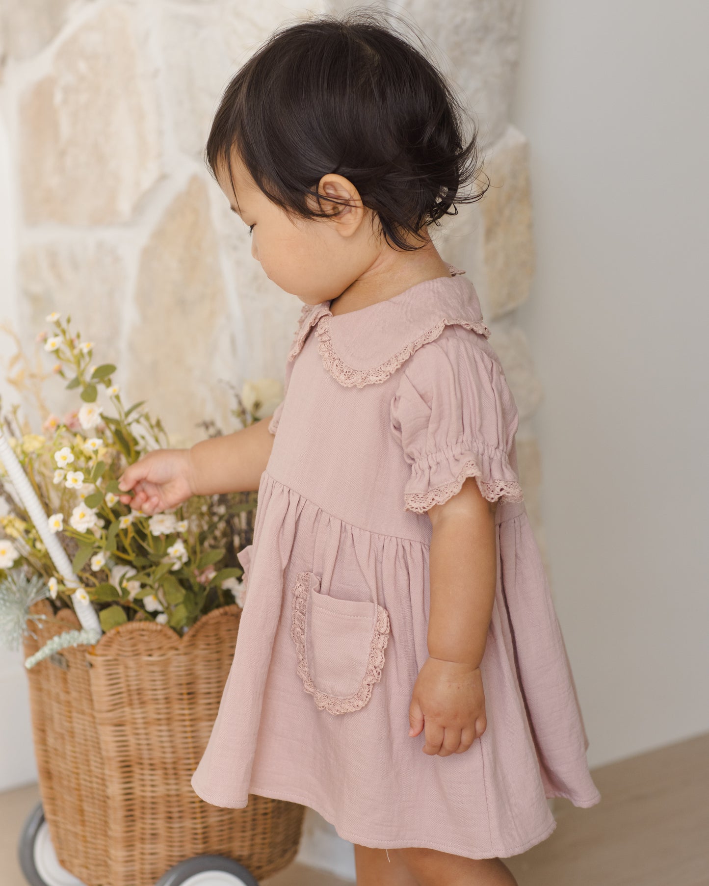 Marisol Dress || Mauve - Baby Sweet Pea's Boutique