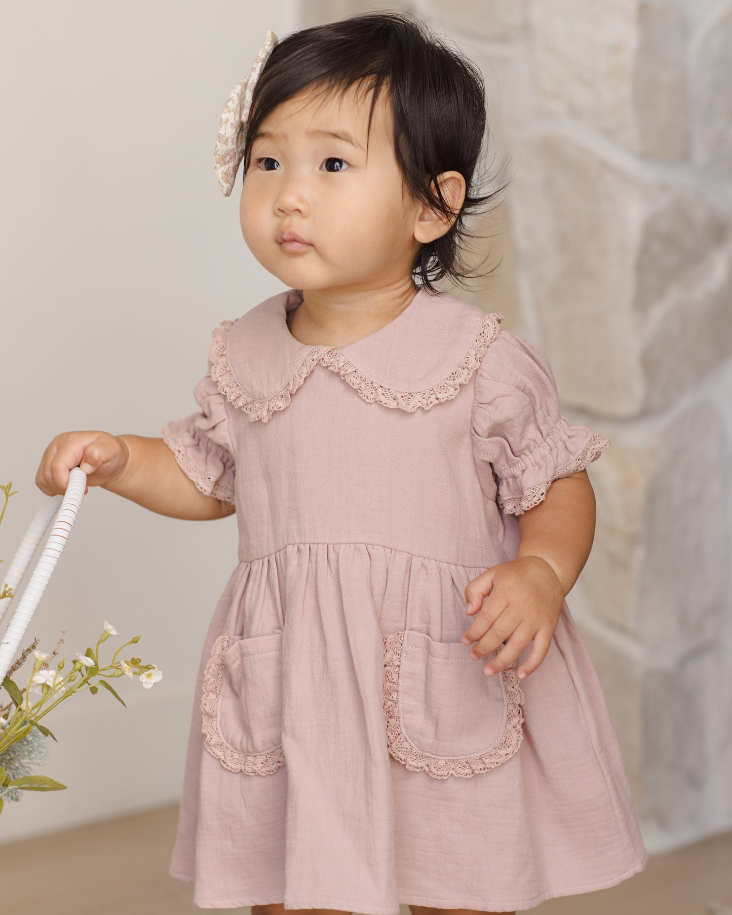 Marisol Dress || Mauve - Baby Sweet Pea's Boutique
