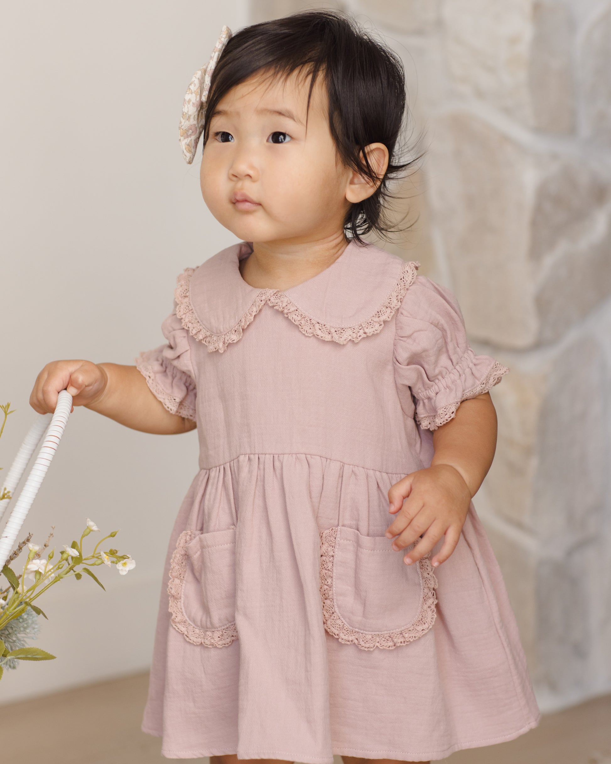 Marisol Dress || Mauve - Baby Sweet Pea's Boutique