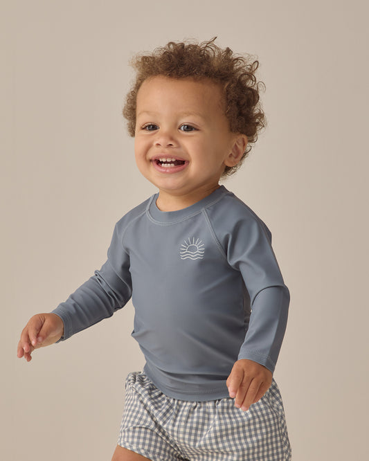 Boys Swim Short || Ocean Gingham