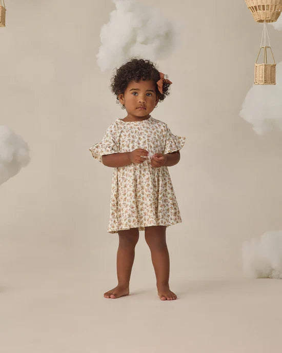 Quincy Mae Bamboo Babydoll Dress - Wildflower