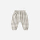 Woven Pant || Blue Plaid