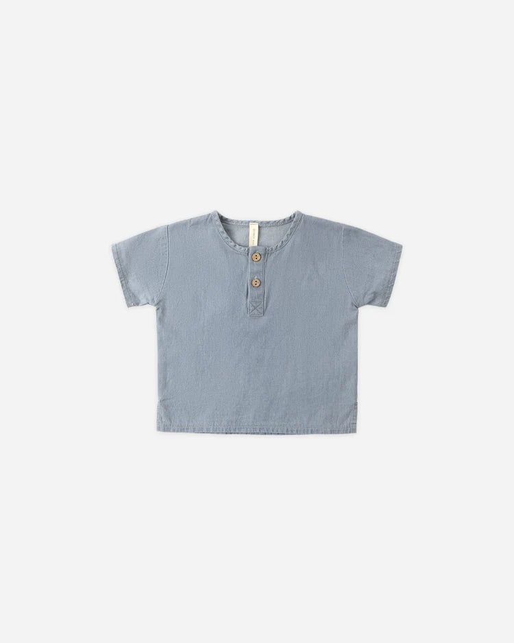 Henry Top Lightweight Denim