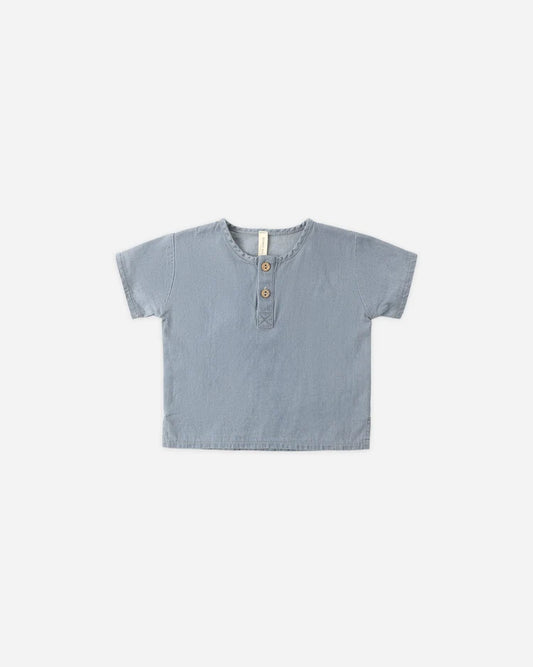 Henry Top Lightweight Denim