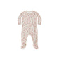 Bamboo Zip Footie || Bloom - Quincy Mae