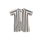 Zip Rashguard One-Piece || Retro Ocean Stripe