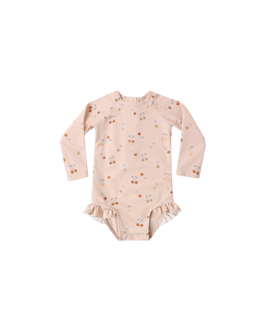 Olivia Rashguard One-Piece || Cherries