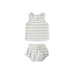 Terry Tank + Short Set || Sky Stripe - Baby Sweet Pea's Boutique