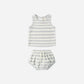 Terry Tank + Short Set Sky Stripe