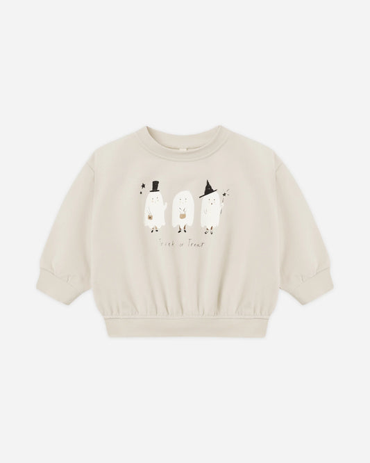 Relaxed Fleece Sweatshirt Trick Or Treat - Quincy Mae