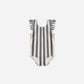 Scoop Back One-Piece Swimsuit Retro Ocean Stripe
