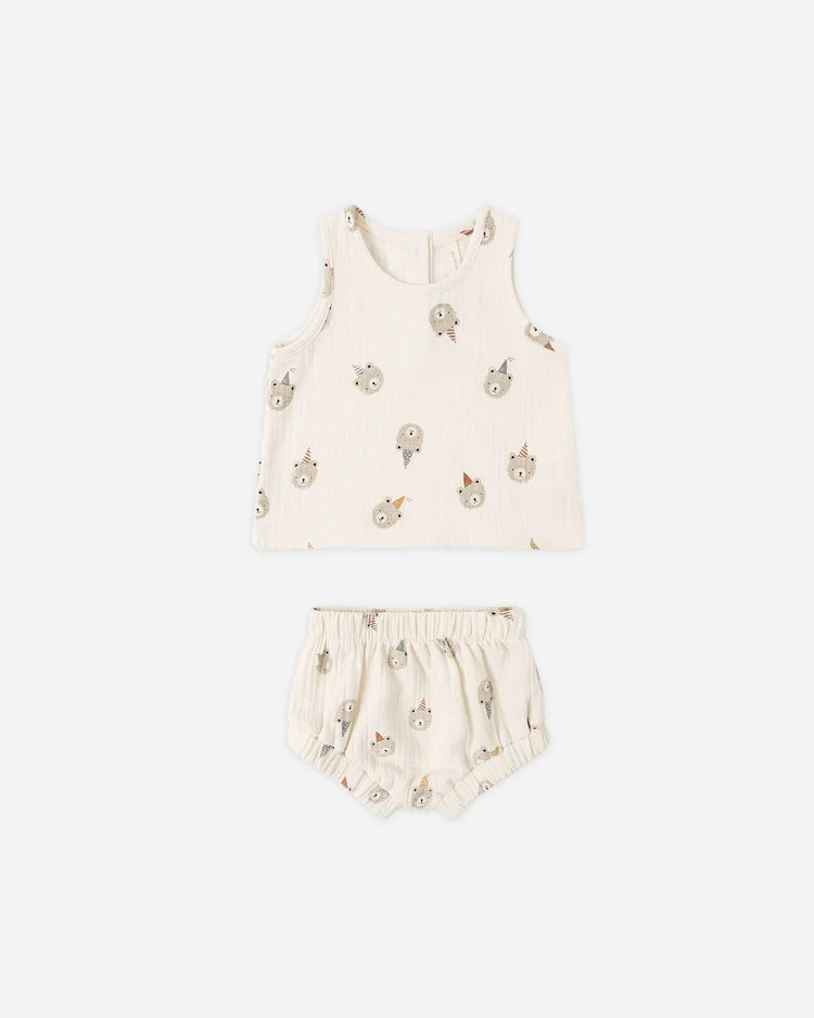 Woven Tank Set Party Bears