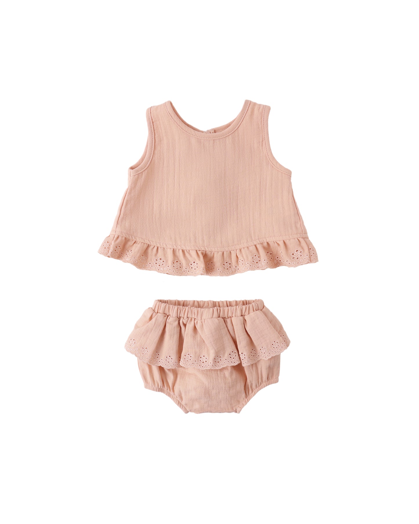 Ruffled Tulip Top + Bloomer Set || Melon - Baby Sweet Pea's Boutique