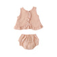 Ruffled Tulip Top + Bloomer Set || Melon - Baby Sweet Pea's Boutique