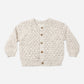 Bubble Knit Cardigan Natural Confetti