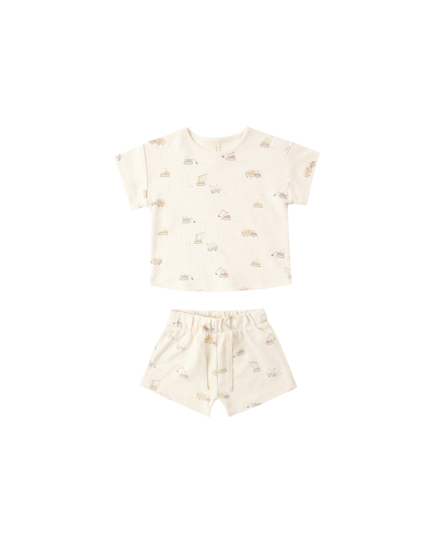 Frankie Set || Construction Trucks - Baby Sweet Pea's Boutique