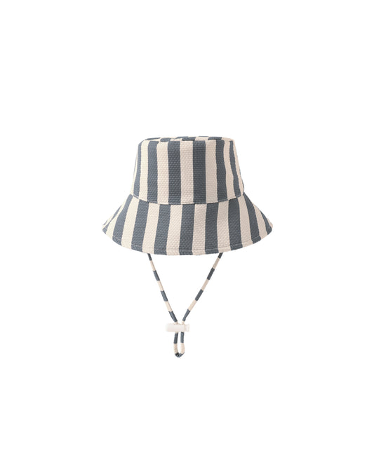 Bucket Hat || Retro Stripe Ocean