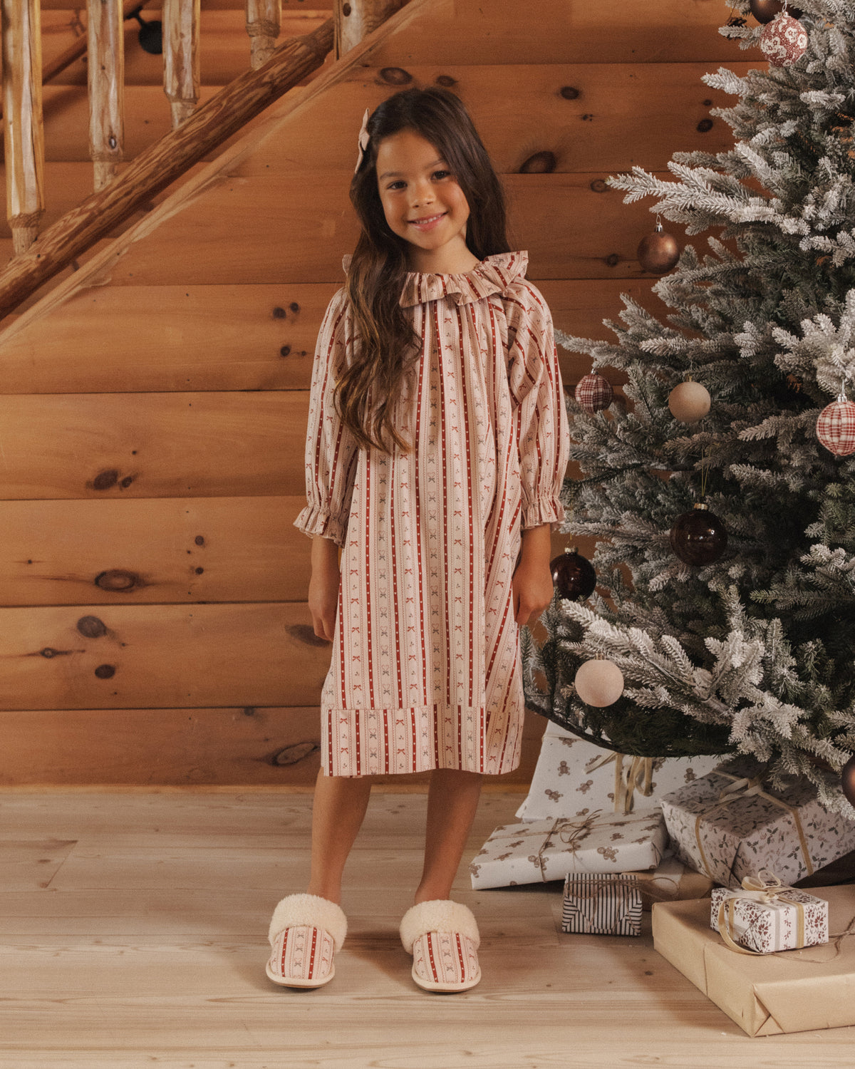 Girls Nightgown Candy Cane Lane