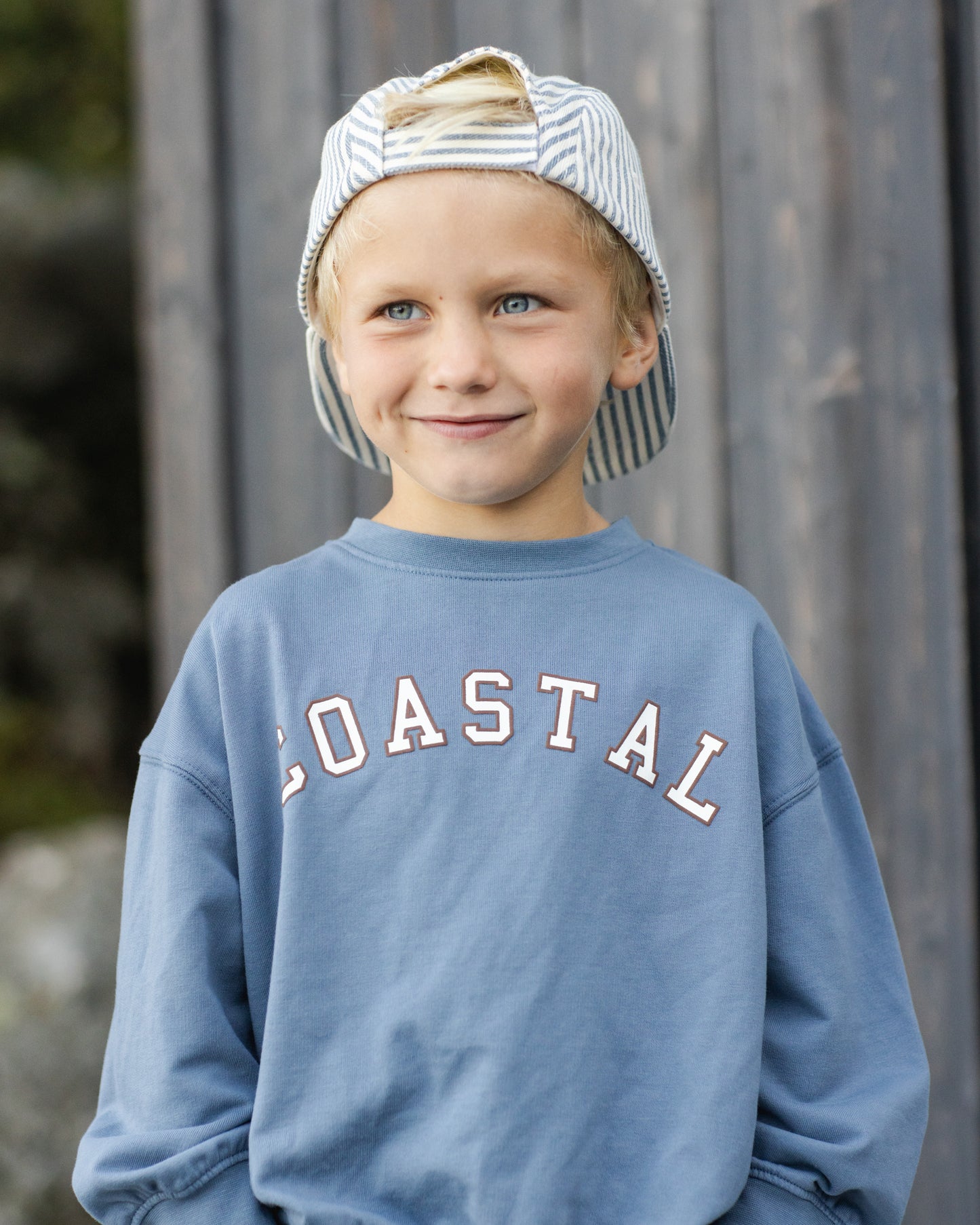 Relaxed Sweatshirt || Coastal - Baby Sweet Pea's Boutique