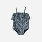 Ruffle One-Piece Navy Floral - Rylee and Cru