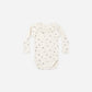 Ruffle Collar Bodysuit Natural Ditsy