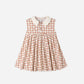 Collared Babydoll Dress Cherry Check